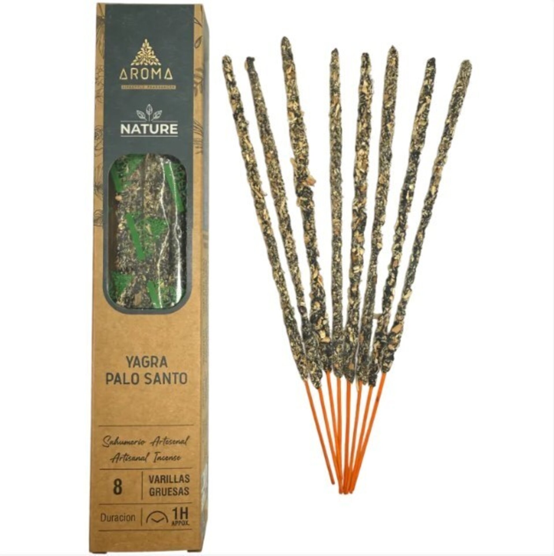 Incienso Natural Yagra y Palo Santo Aroma - 1