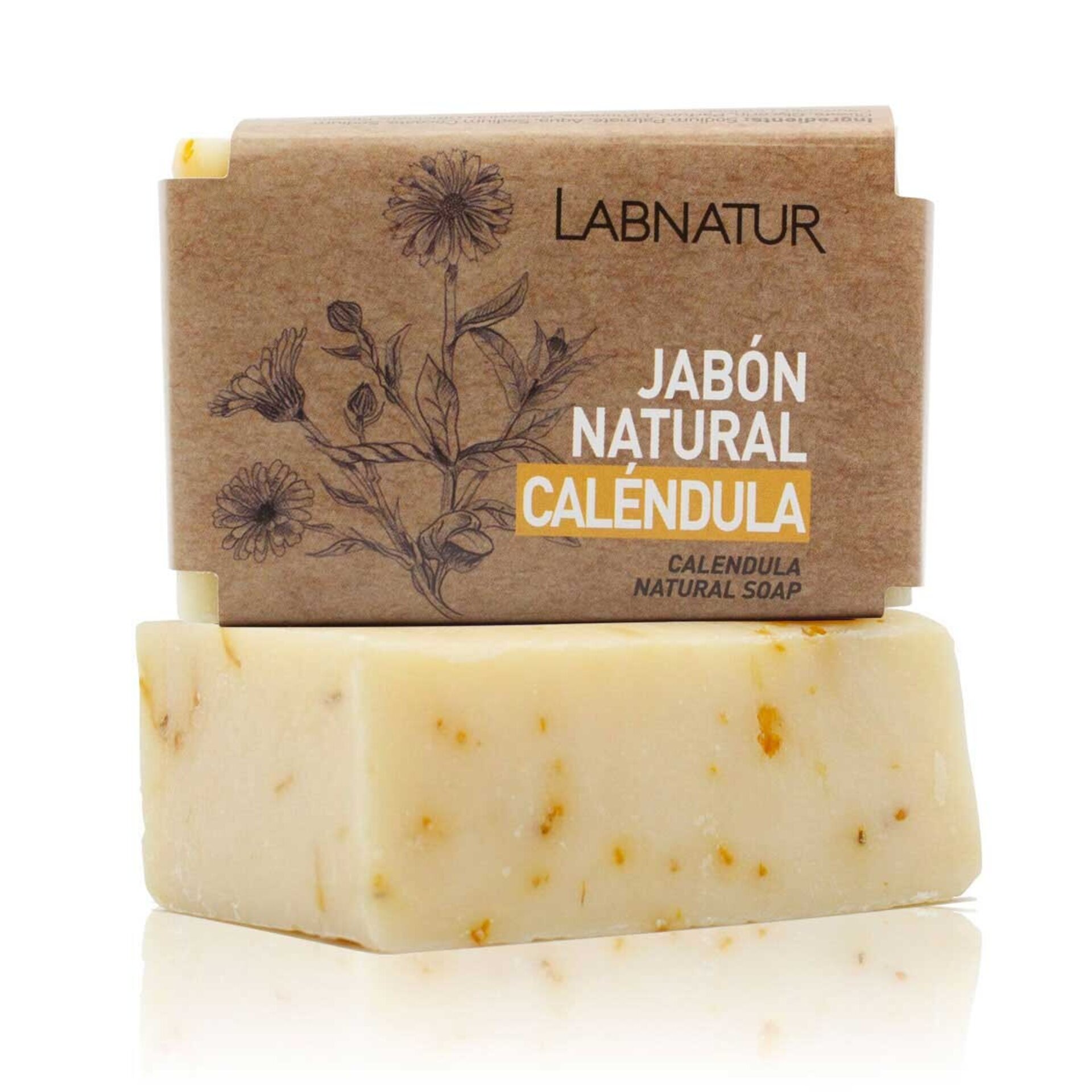 Jabón Natural Caléndula 100g Labnatur - 1