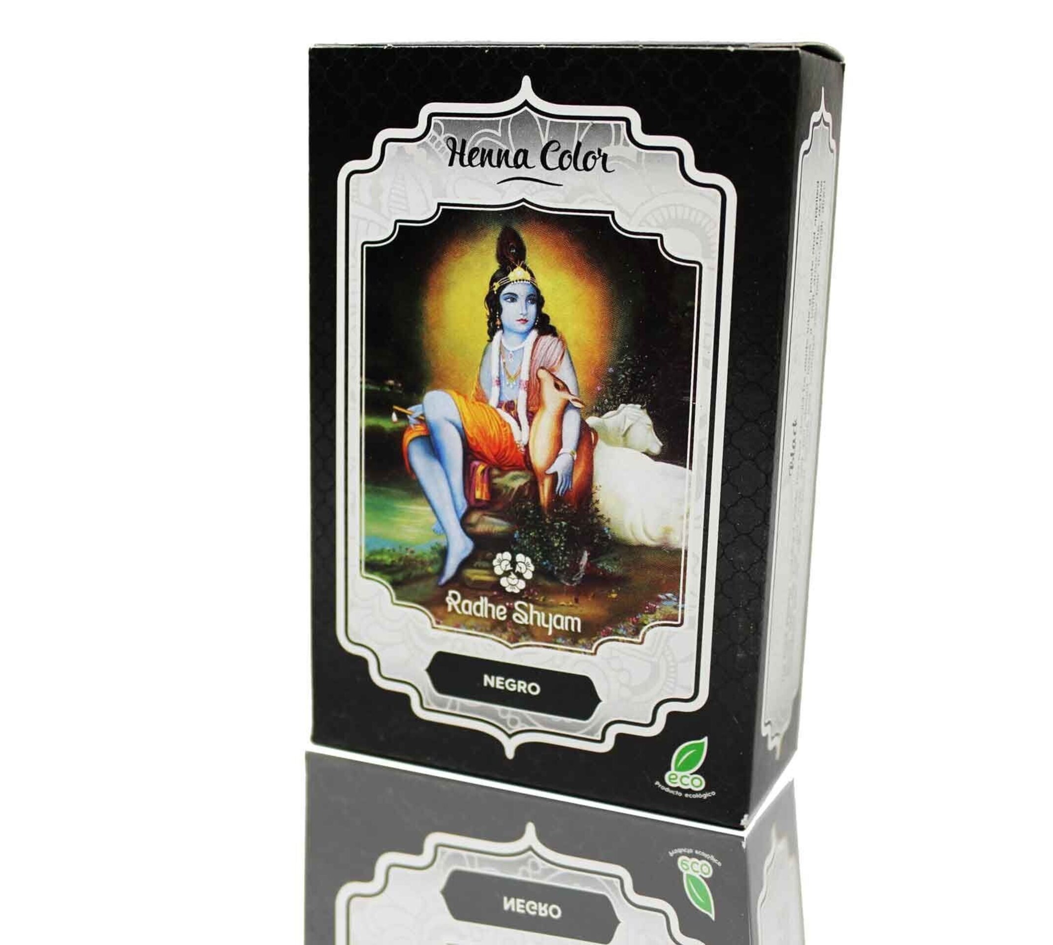 Henna Negro Radhe Shyam polvo 100gr - 1