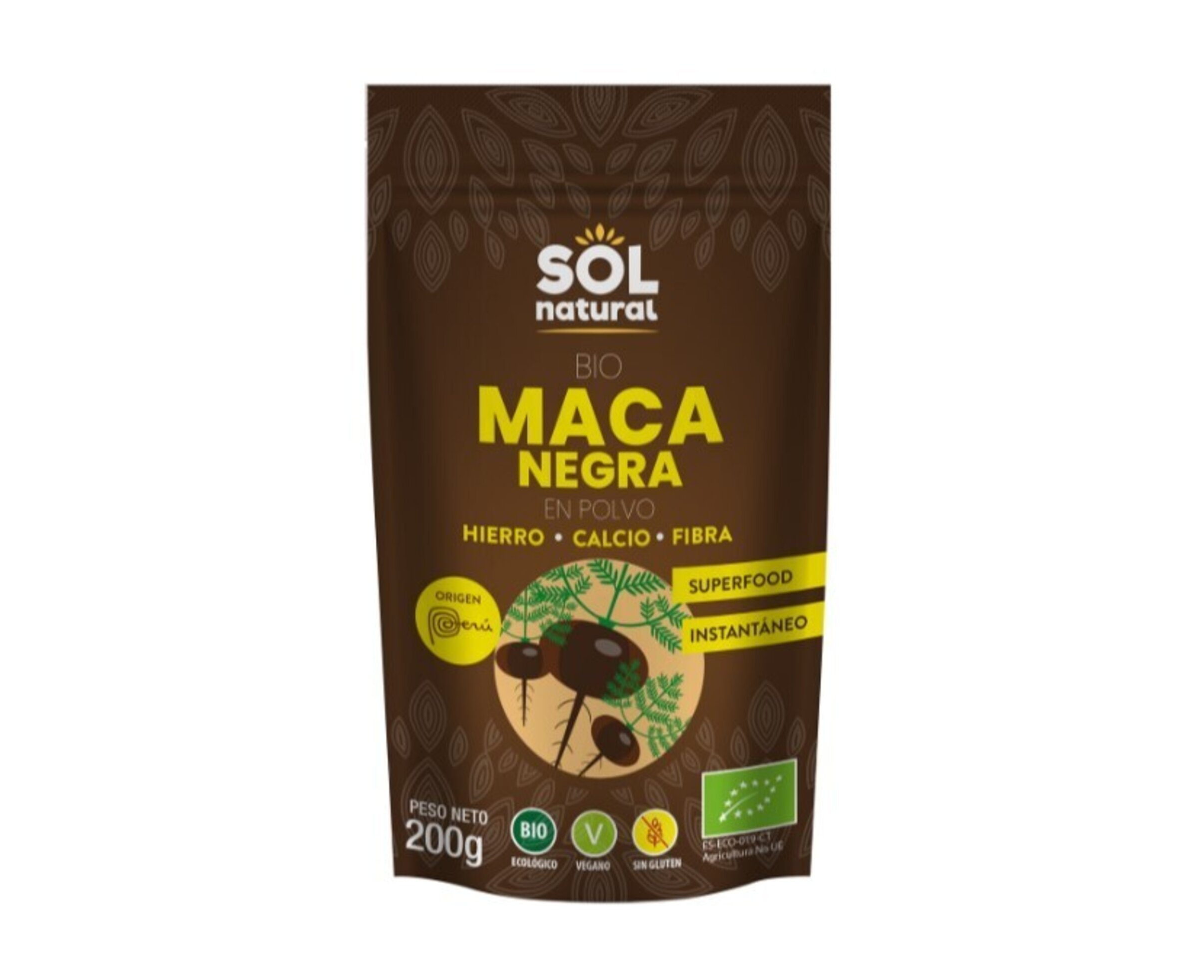 Maca Negra en polvo Bio Sol Natural - 1