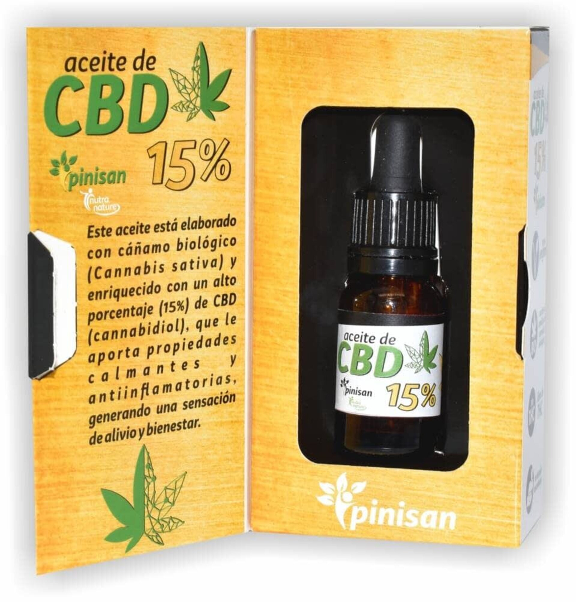 Aceite CBD 15% 10ml Pinisan - 2
