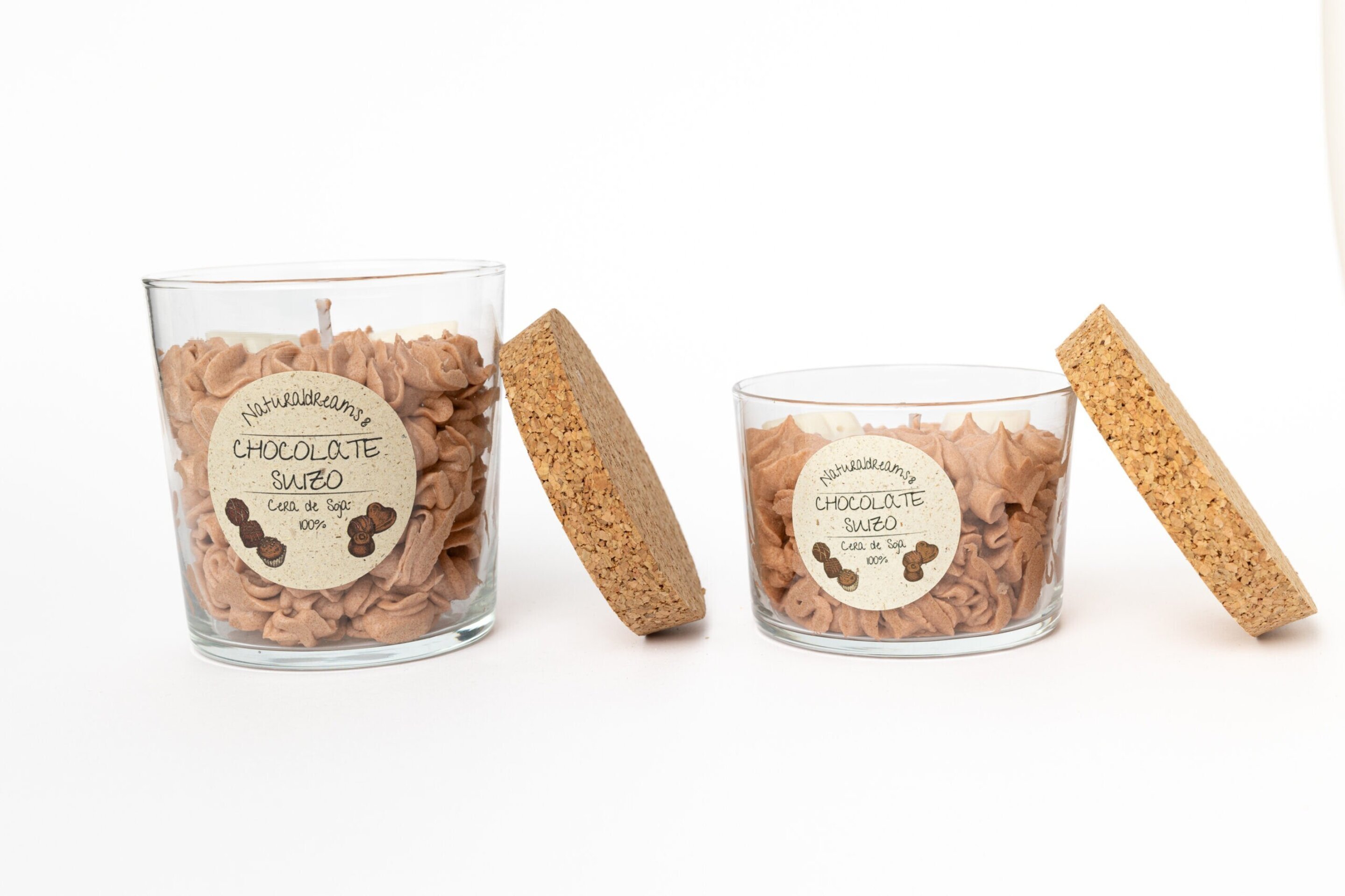 Vela Cera De Soja Chocolate Suizo 250 gr - 3