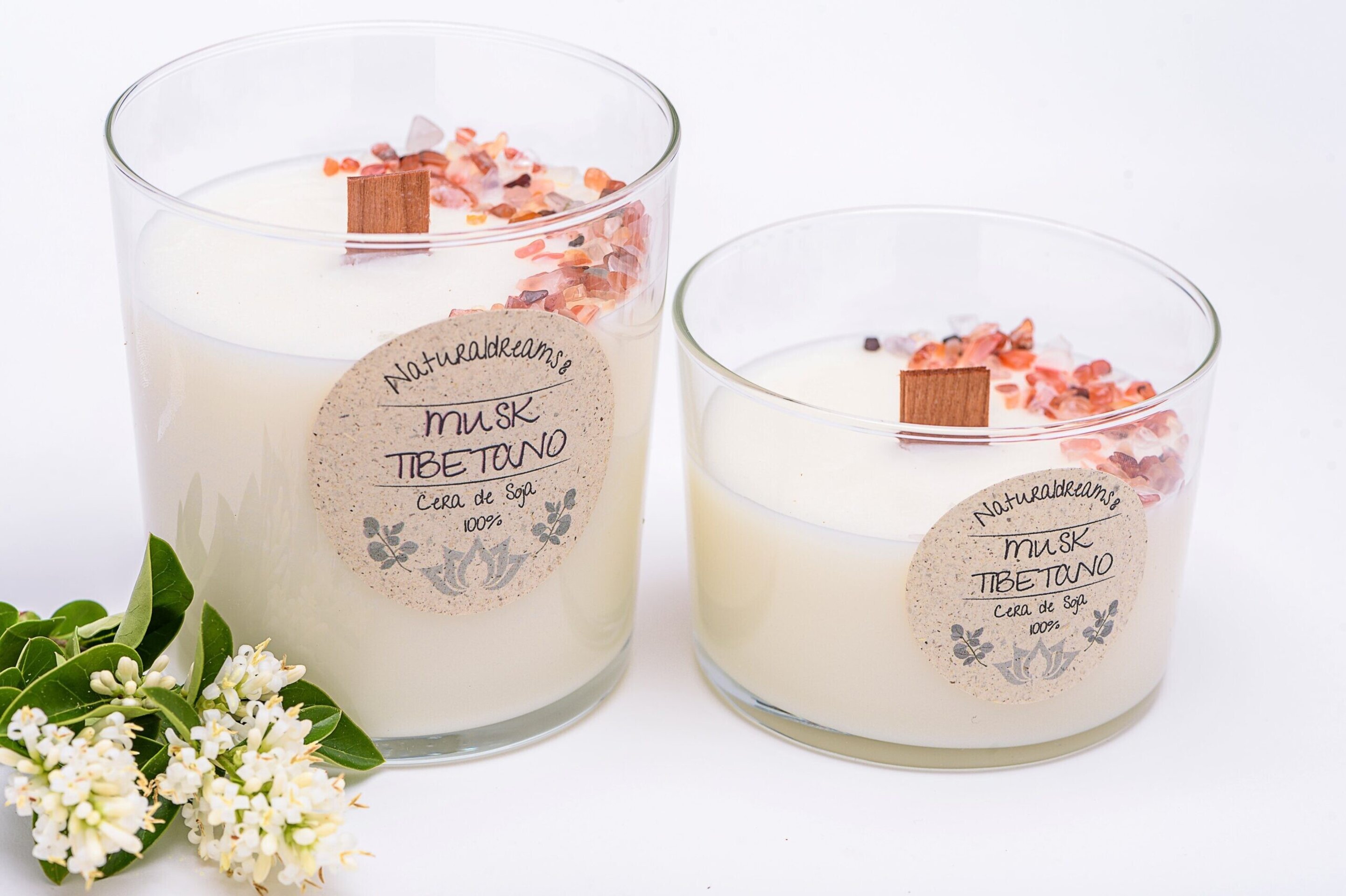 Vela Cera De Soja Musk Tibetano 250 gr - 3