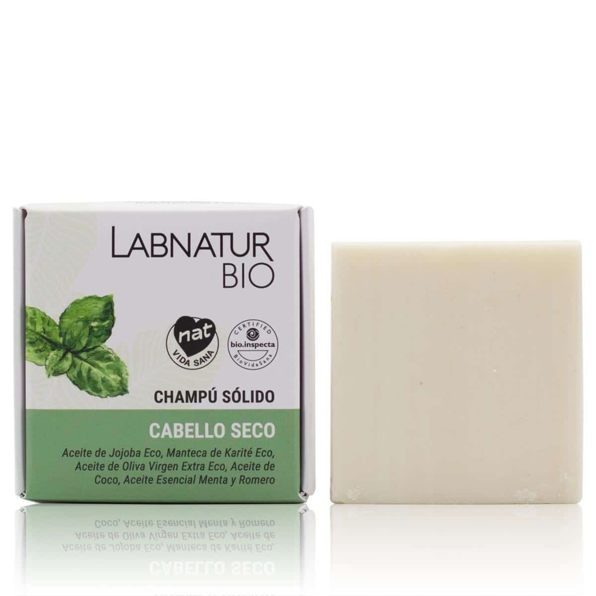 Champú Sólido Cabello Seco 75g Labnatur Bio - 1