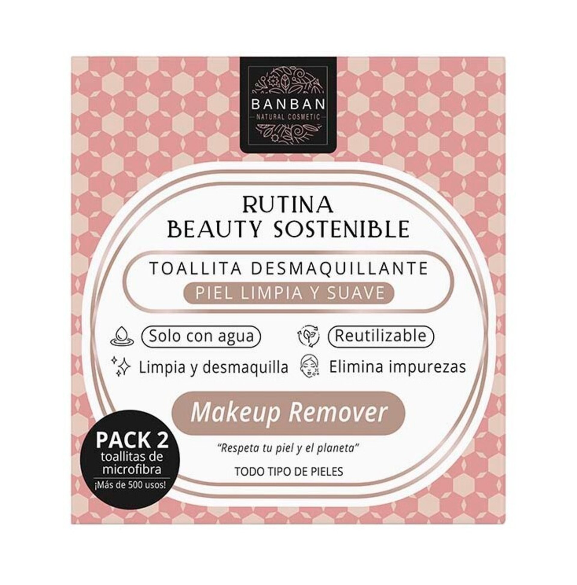 Toallita Desmaquillante Reutilizable 2uds Banban - 1