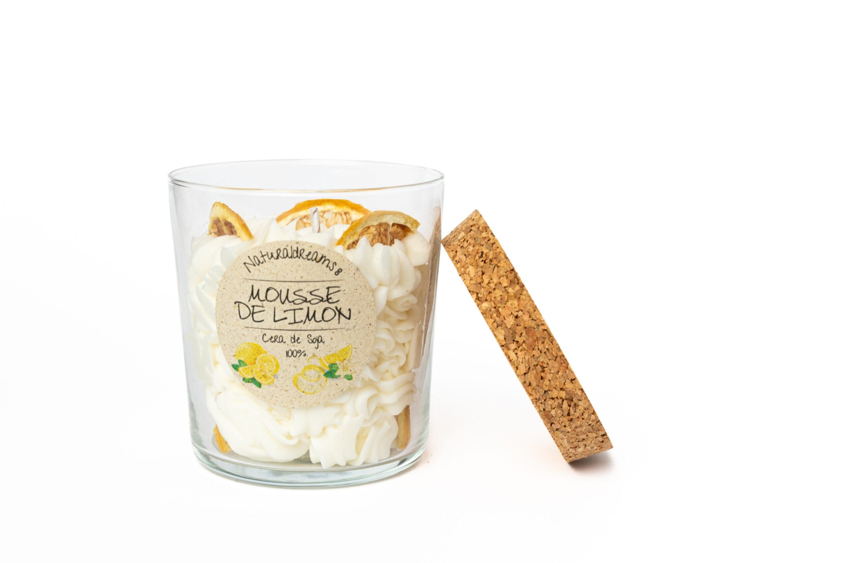 Vela Cera De Soja Mousse De Limon 250 gr - 1