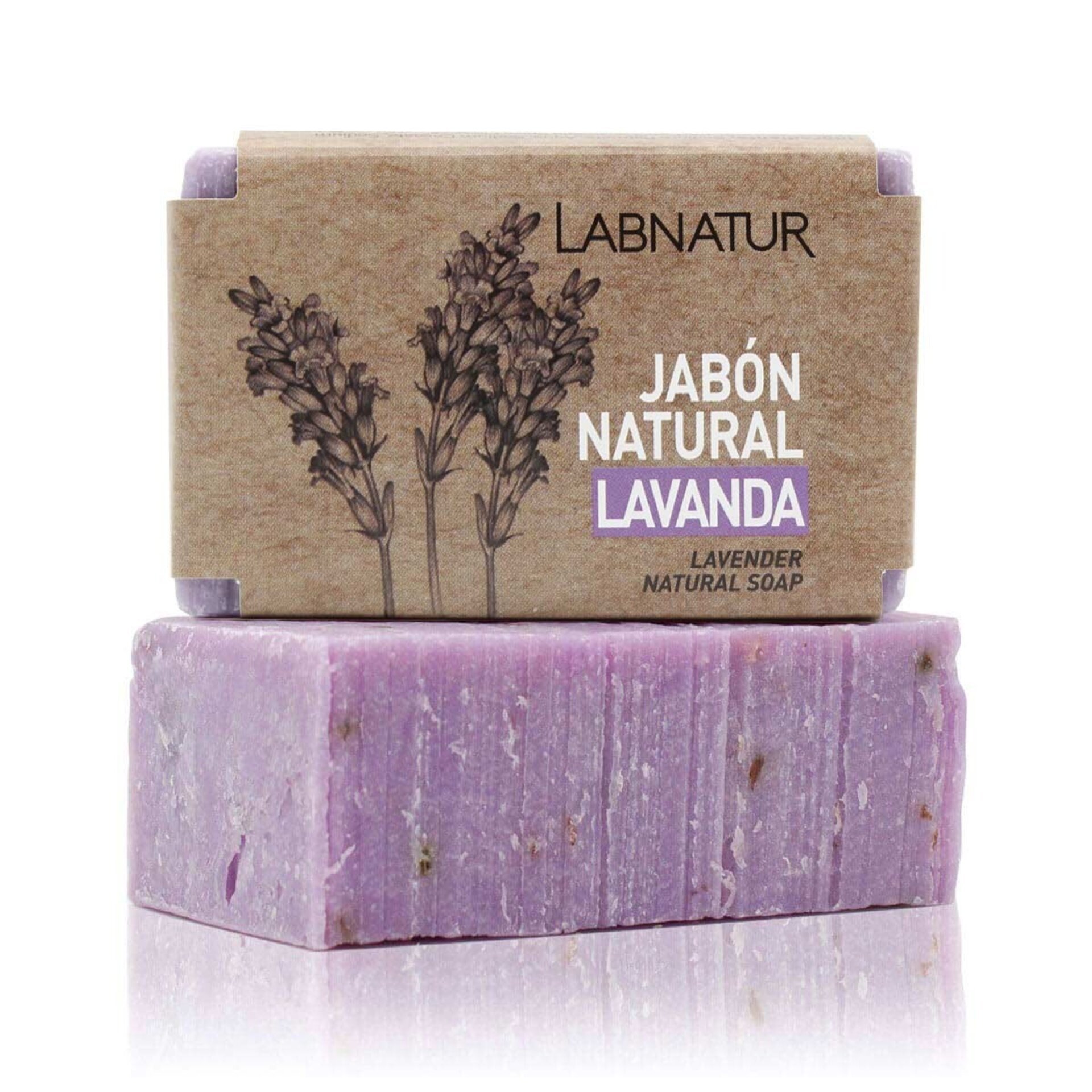 Jabón Natural Lavanda 100g Labnatur - 1