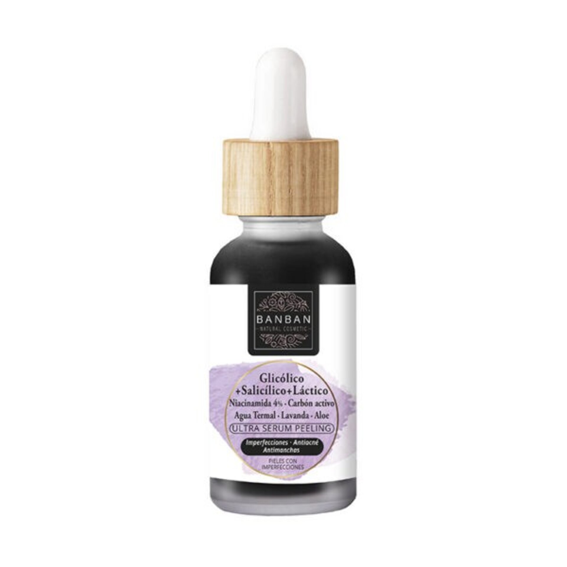 Sérum Facial Ácido Glicólico, Saicílico y Láctico 30ml Banban - 1