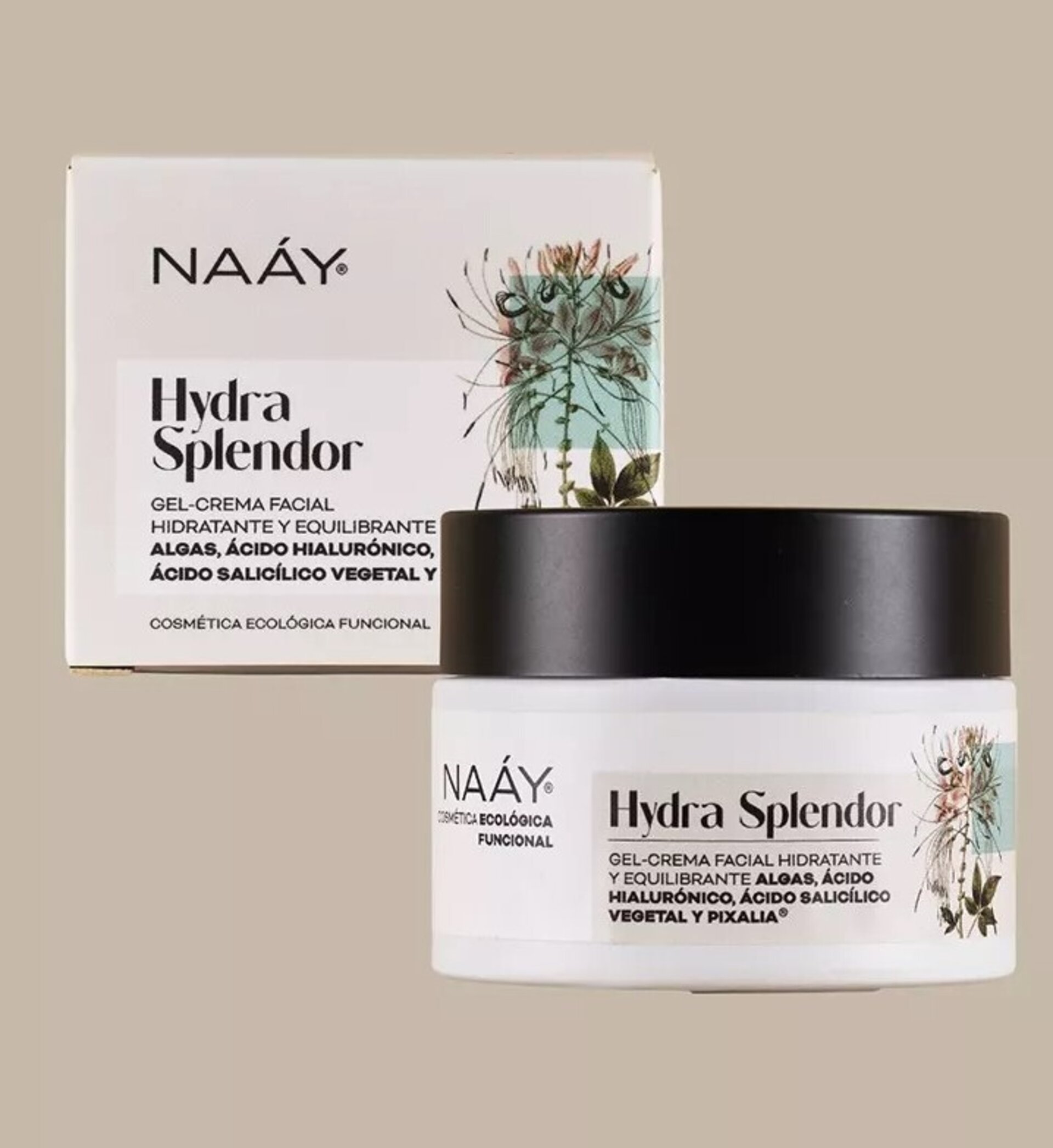 Hydra Splendor Gel-crema facial hidratante y equilibrante  50ml NAÁY - 1