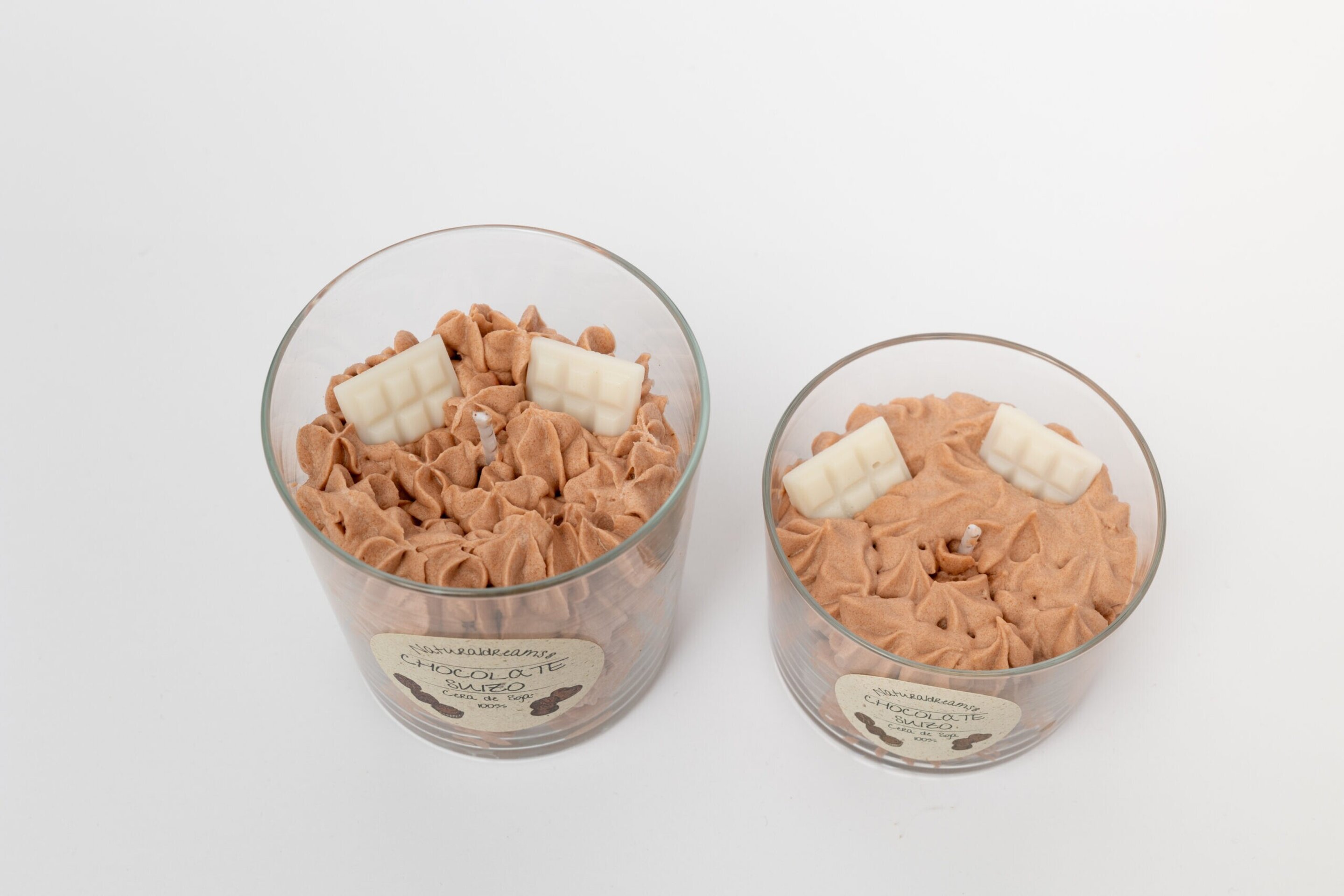 Vela Cera De Soja Chocolate Suizo 250 gr - 1