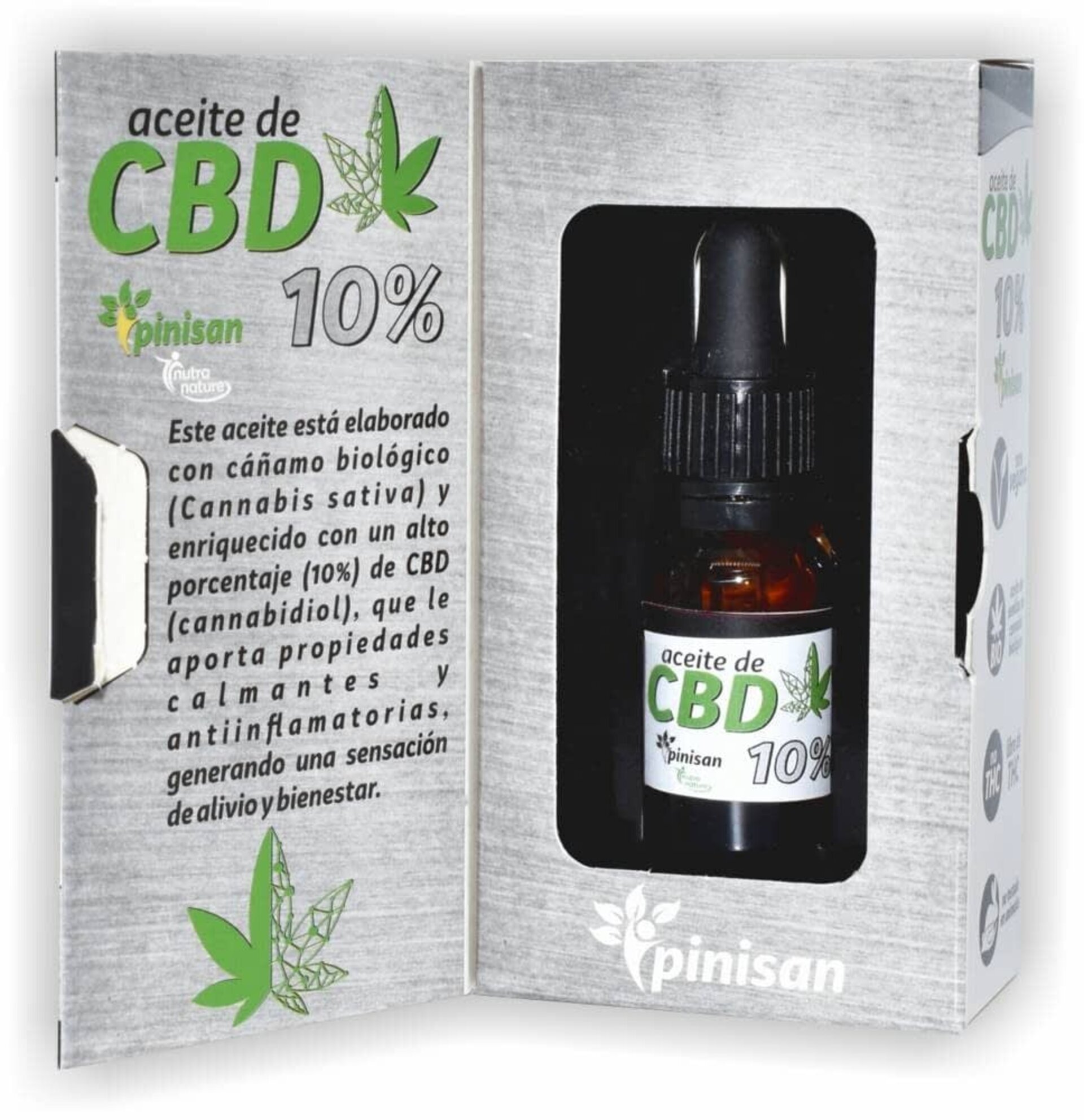 Aceite CBD 10% 10ml Pinisan - 2