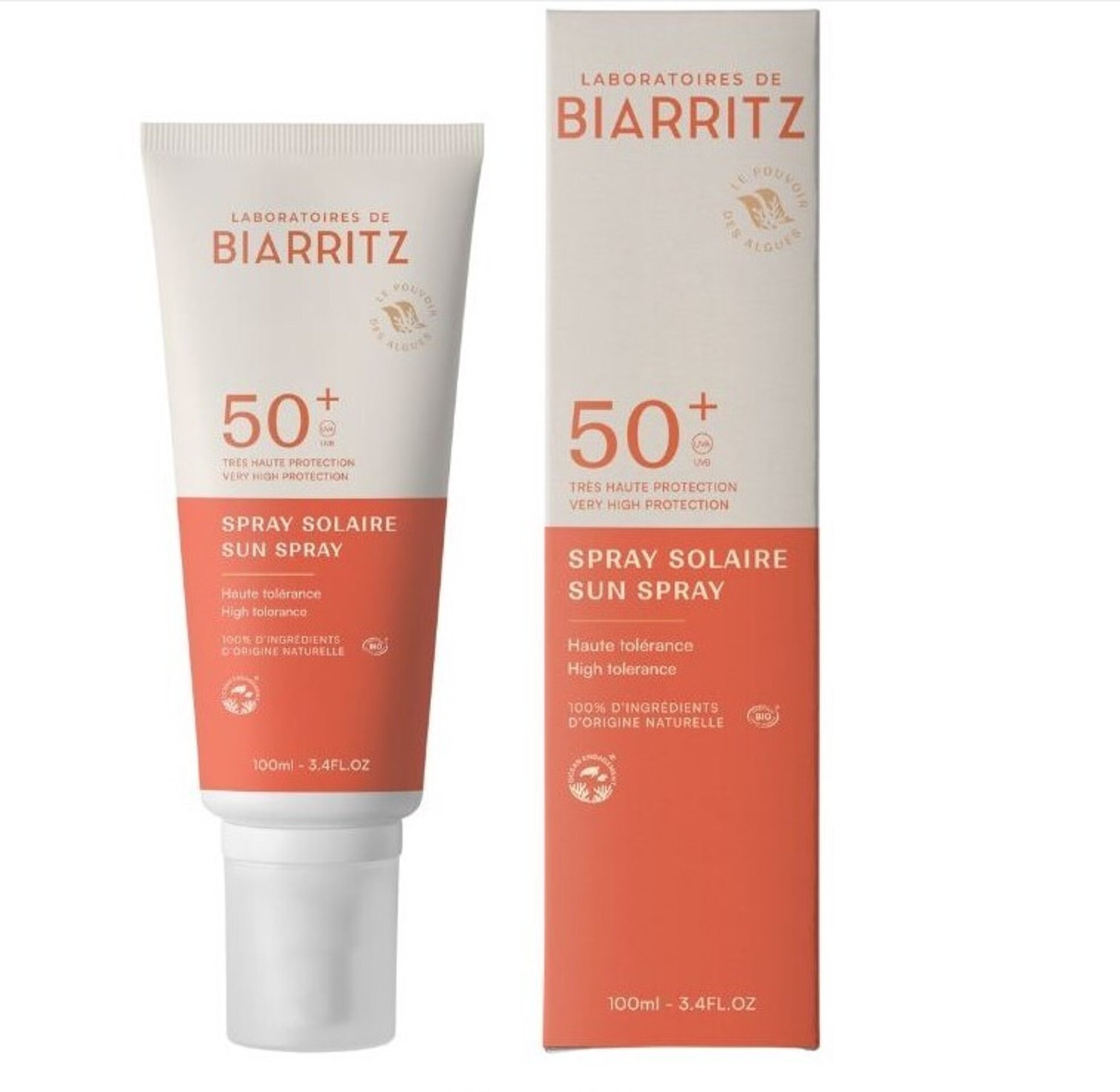 SPRAY SOLAR CARA & CUERPO SPF50+ 100ml Biarritz - 1