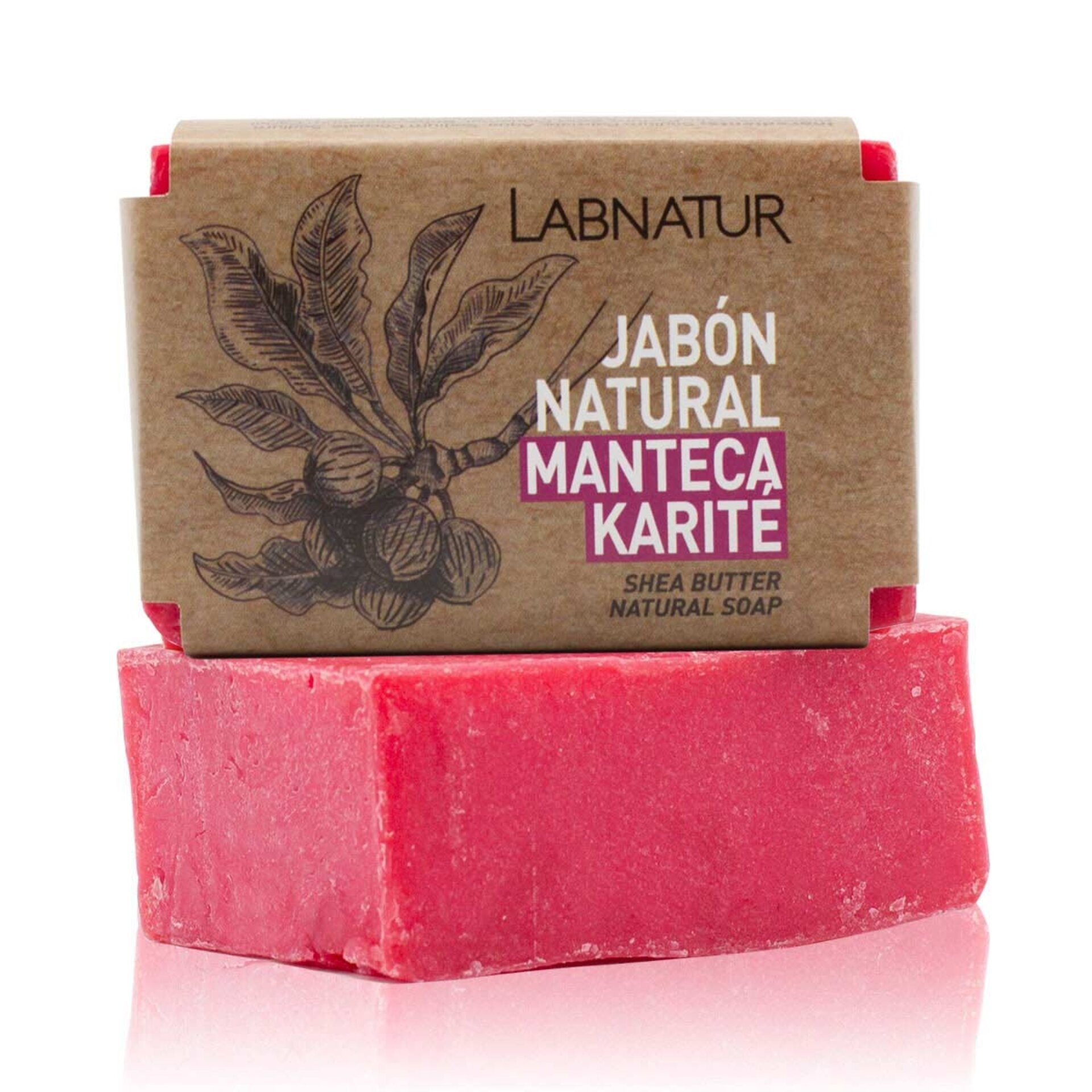 Jabón Natural Manteca Karité 100g Labnatur - 1