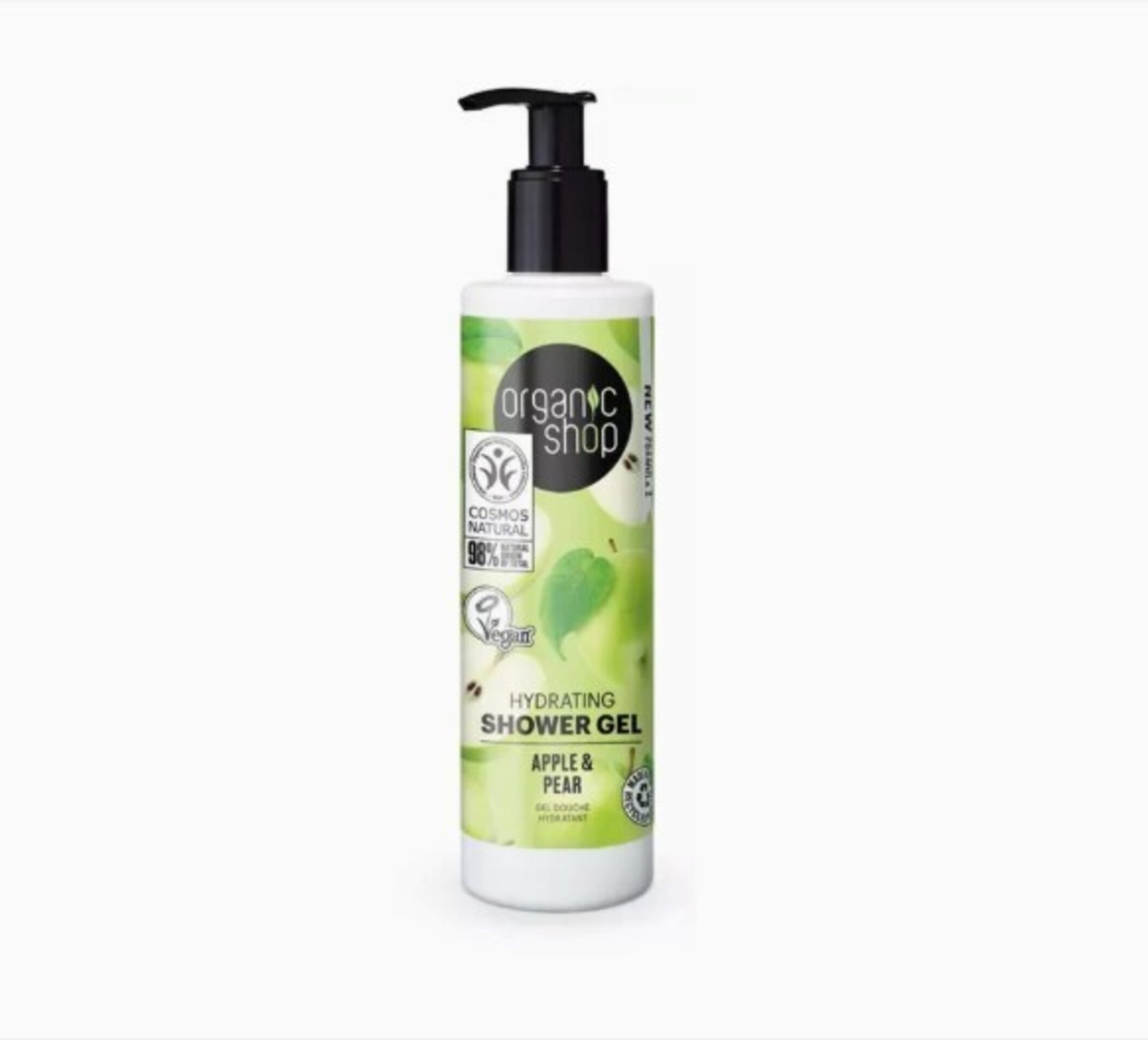 Gel de Ducha Hidratante Manzana y Pera 280ml Organic Shop - 1