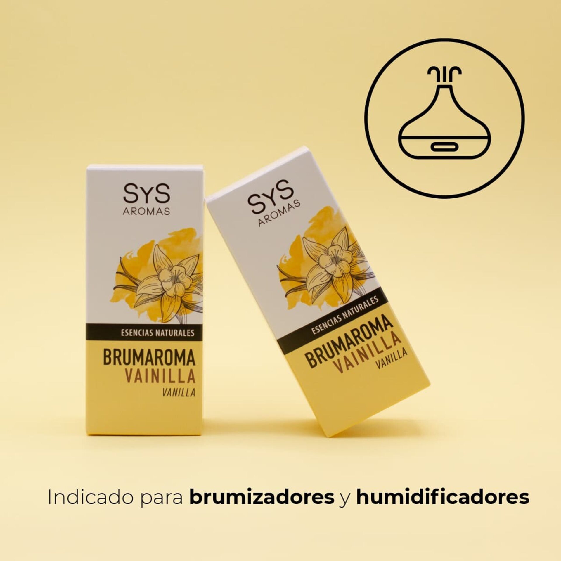 Esencia Hidrosoluble Vainilla 50ml Humidificador SYS Aromas - 2
