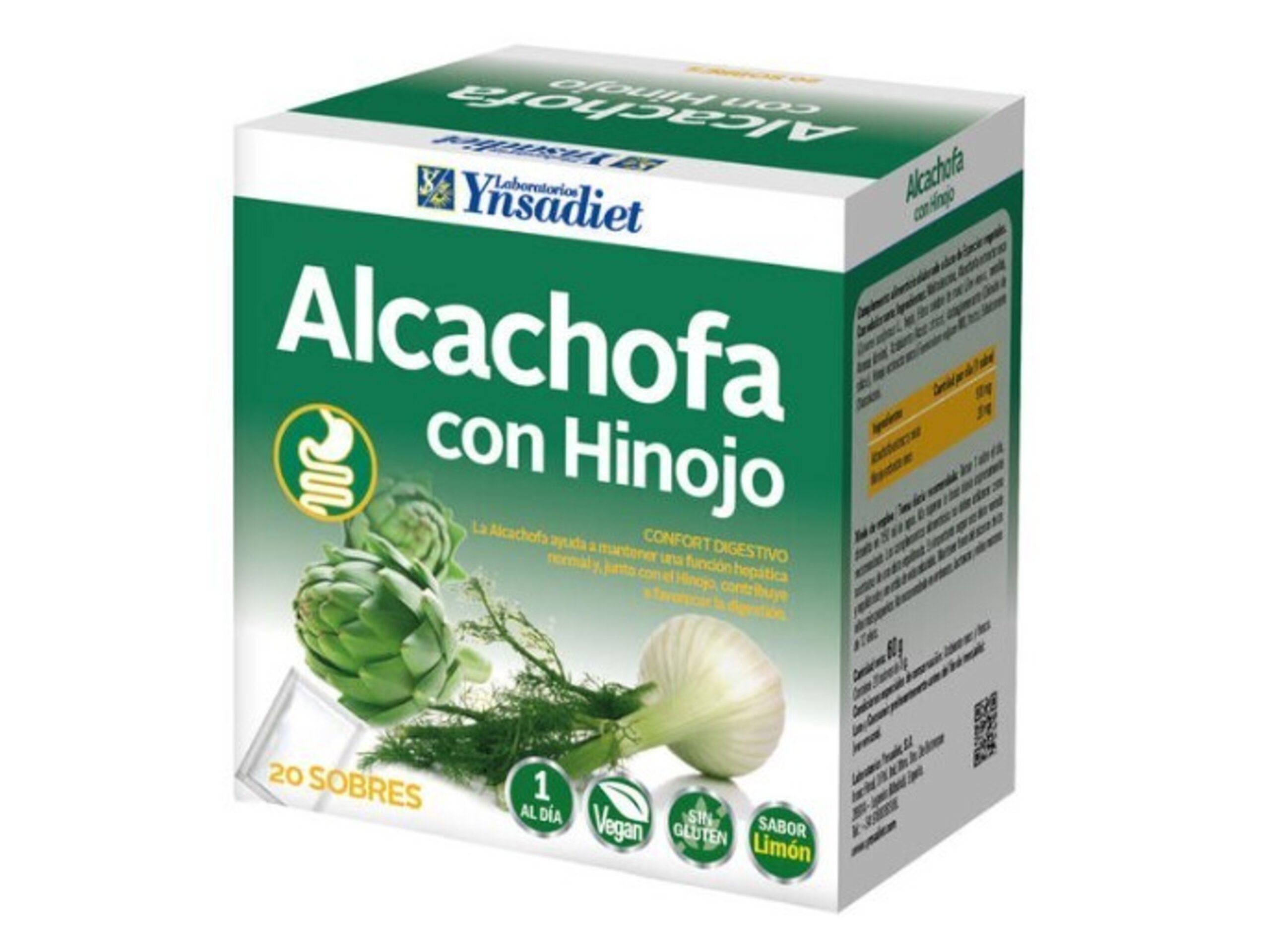 Alcachofa con Hinojo 20 Sobres Ynsadiet - 1