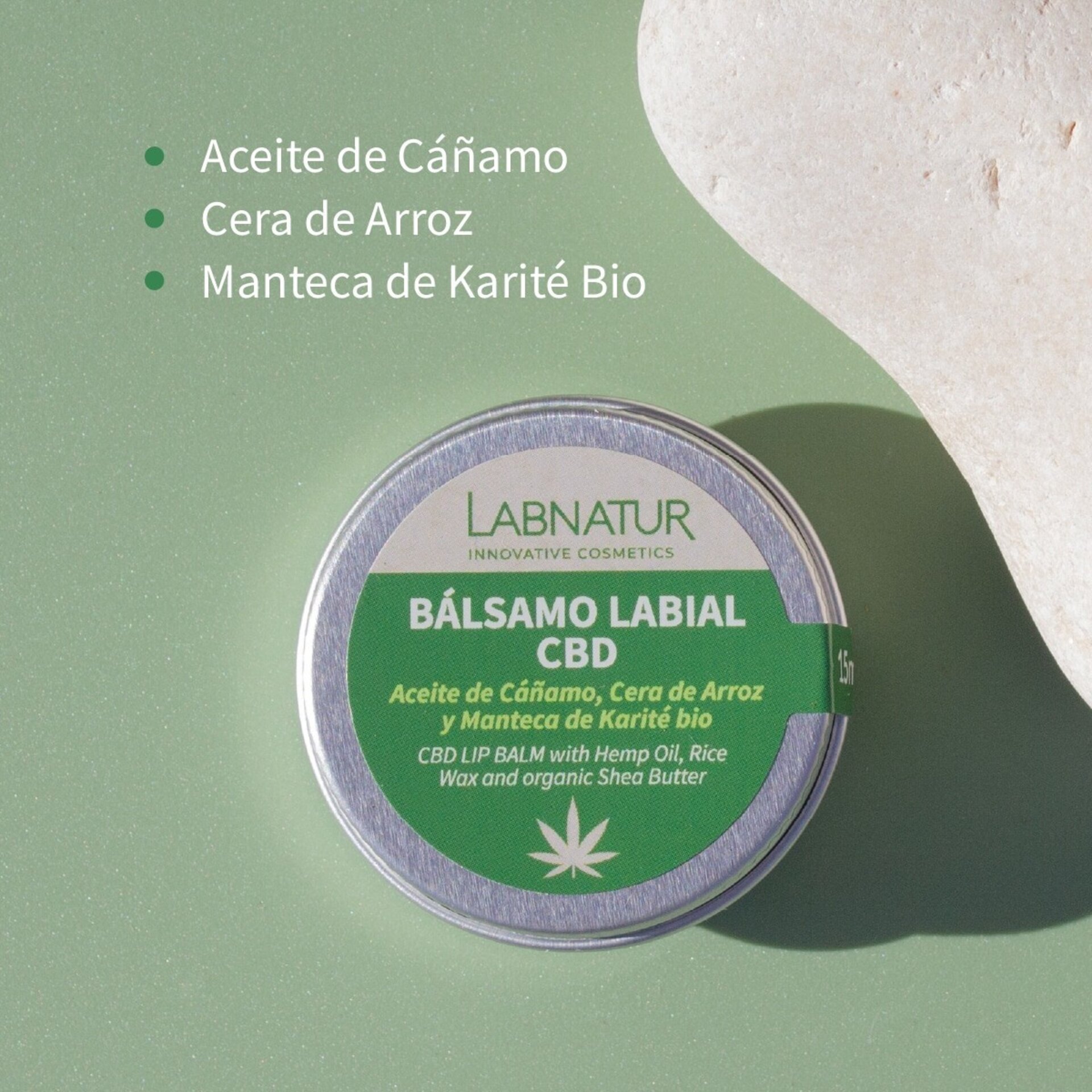 Bálsamo Labial CBD 15ml Labnatur - 3