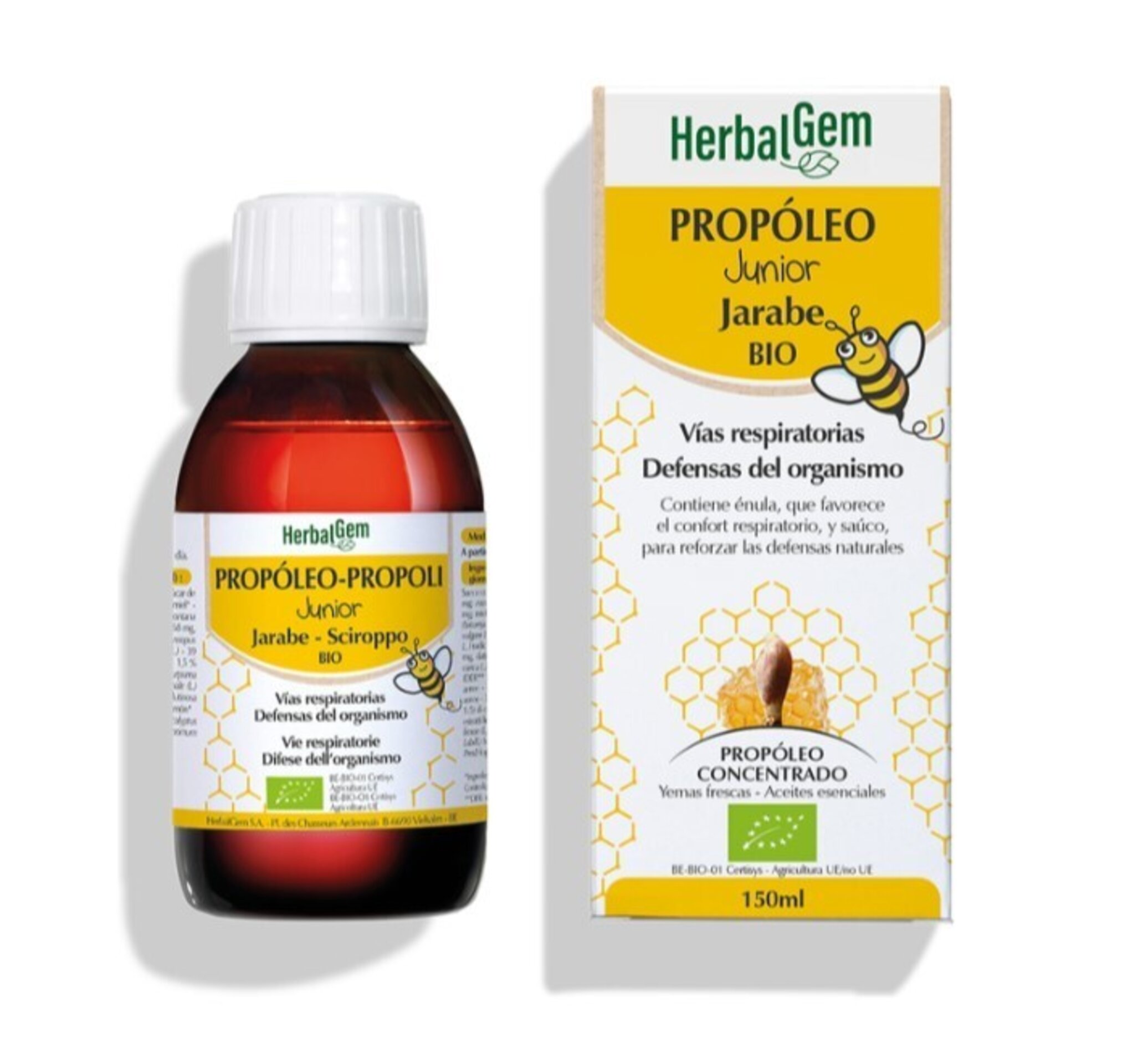 Propoleo junior jarabe Bio 150 ml Herbalgem - 1