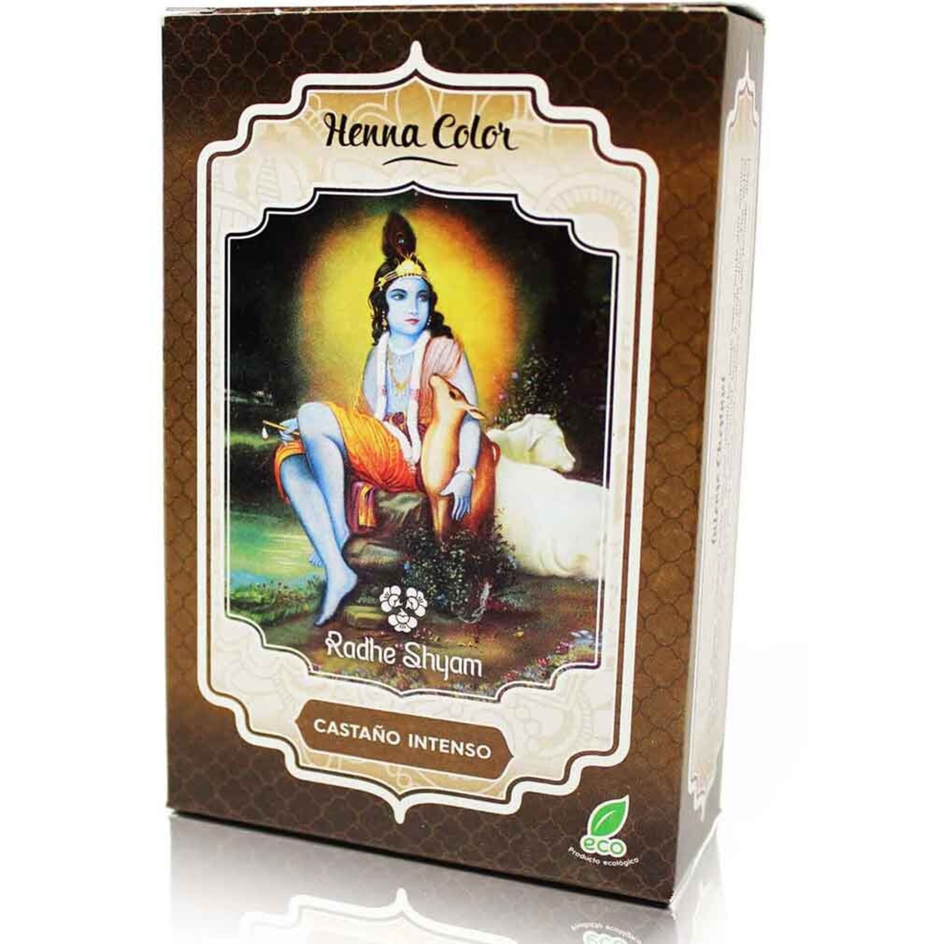 Henna Castaño Intenso Radhe Shyam polvo 100gr - 1