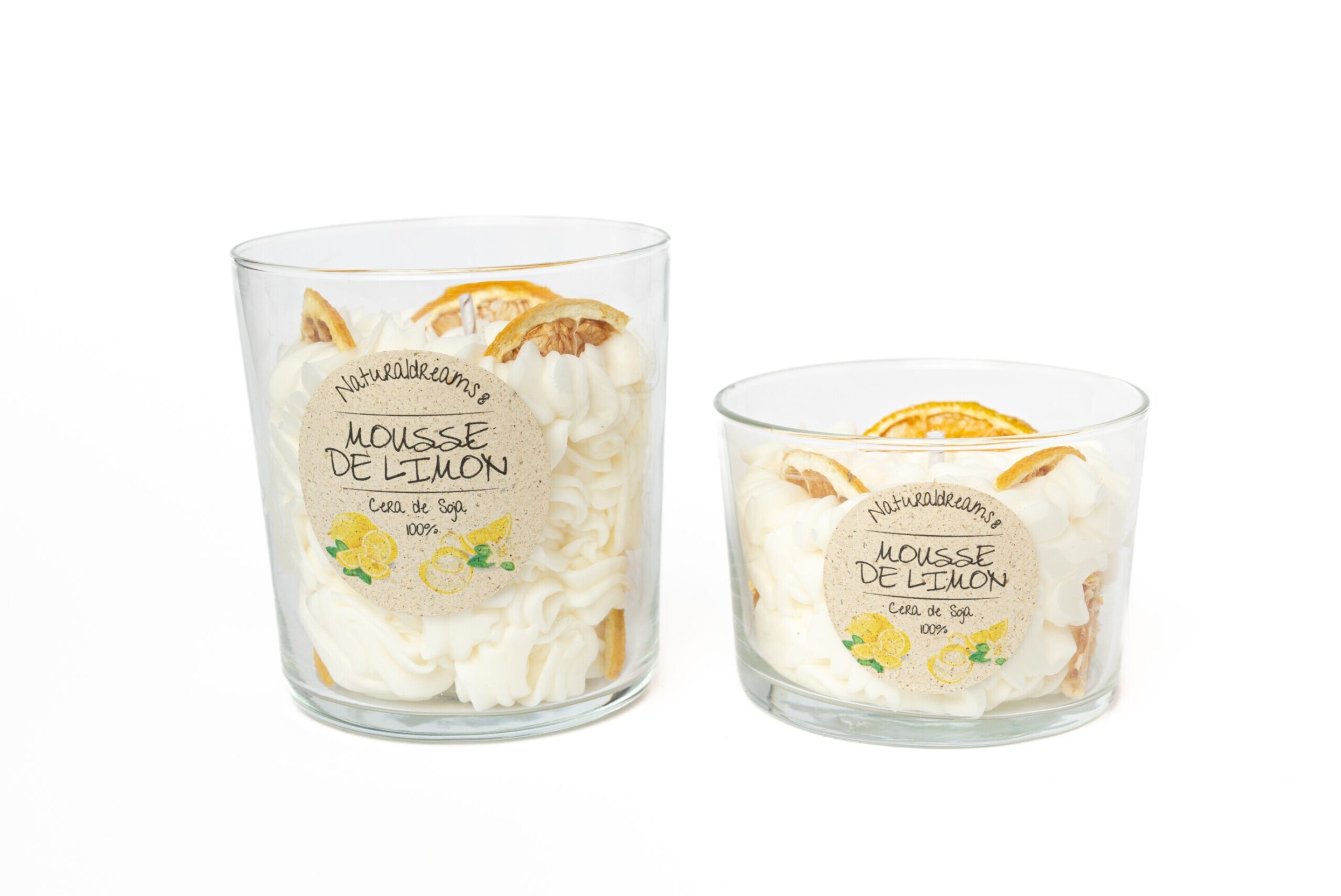 Vela Cera De Soja Mousse De Limon 250 gr - 2